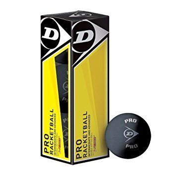 Dunlop Black Pro Racketballs - 2 Ball Box