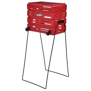 Deluxe Ballport With Wheels (Red) - holds 80 balls