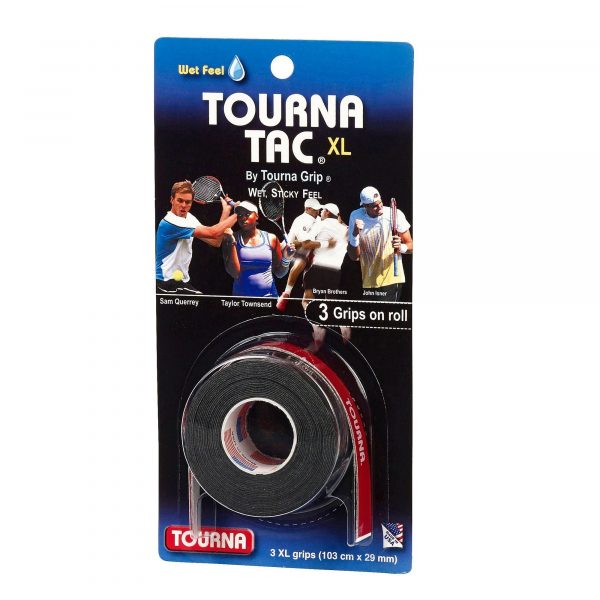 Tourna Tac Black - 3 Grip Roll